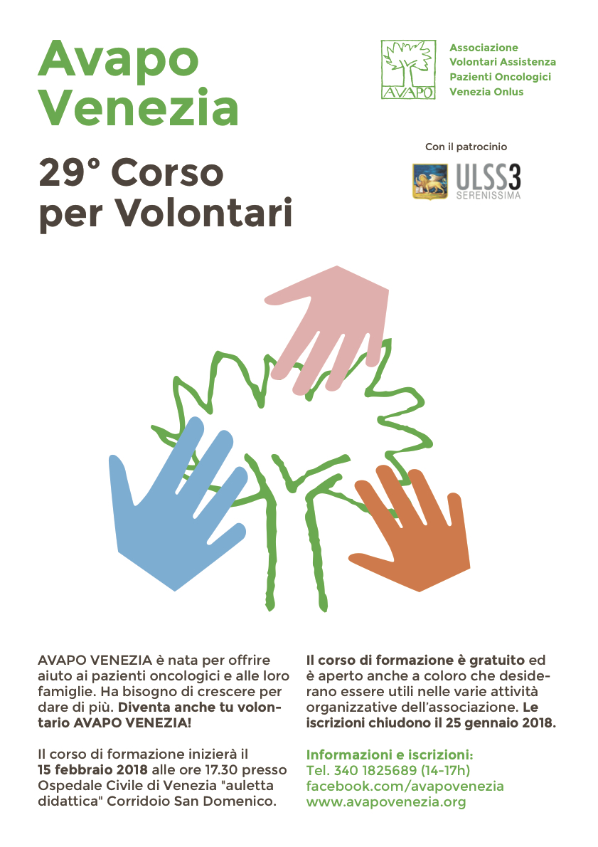 29º Corso Volontari-Inizio 15 febbraio 2018