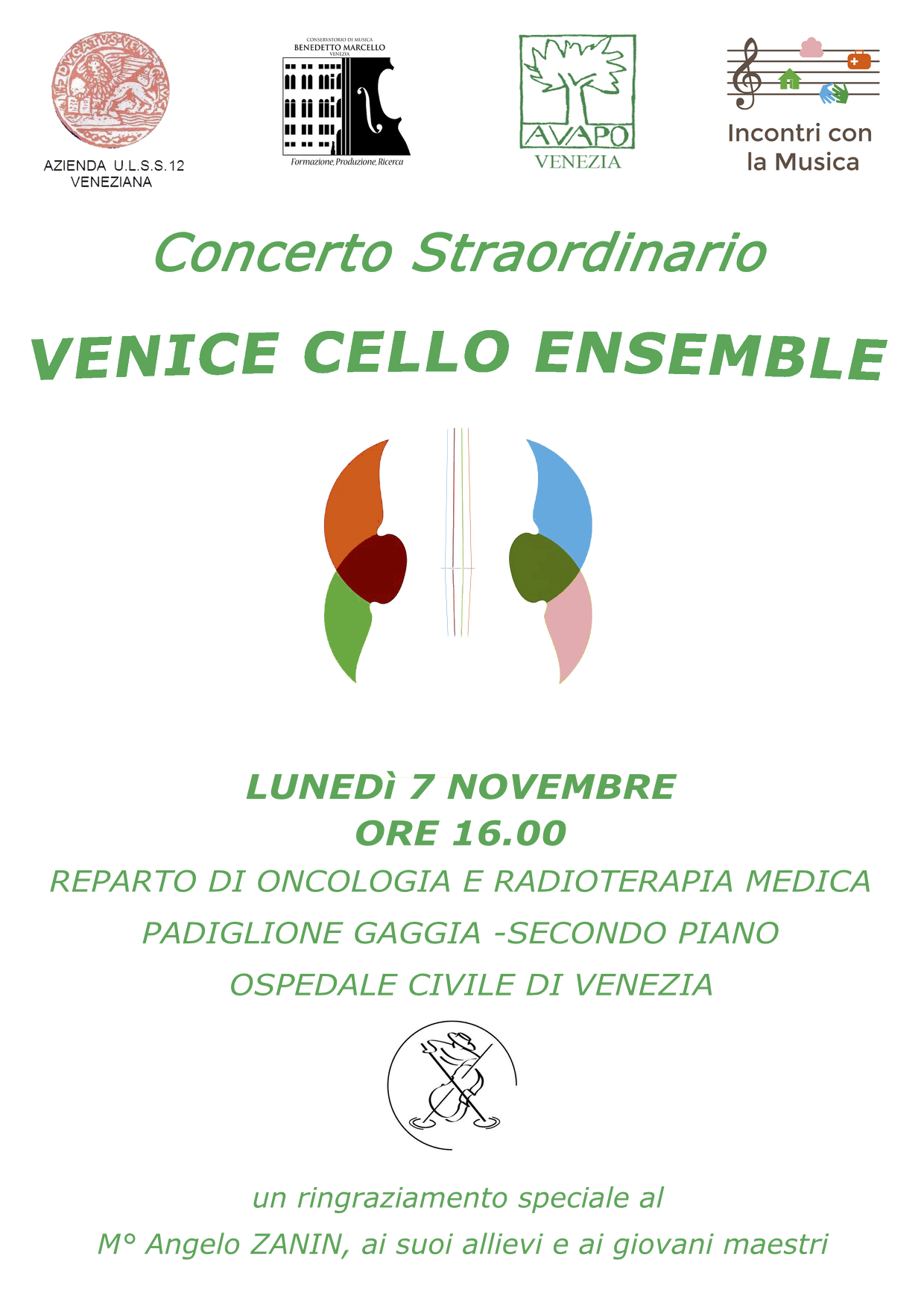 7 novembre 2016 h. 16 Concerto straordinario